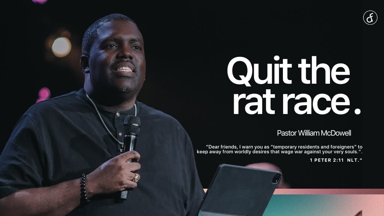 Quit The Rat Race | Pastor William McDowell