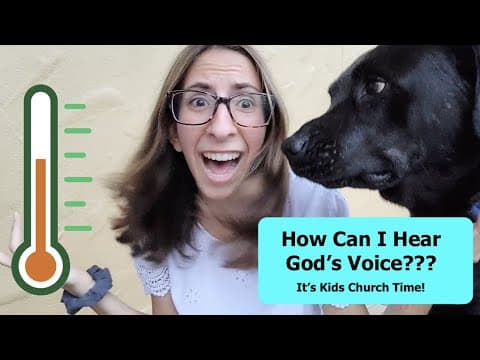 How can I hear God's voice??? 👂 It's Kids Church Time!!!