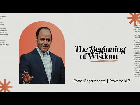 Proverbs: The Beginning of Wisdom