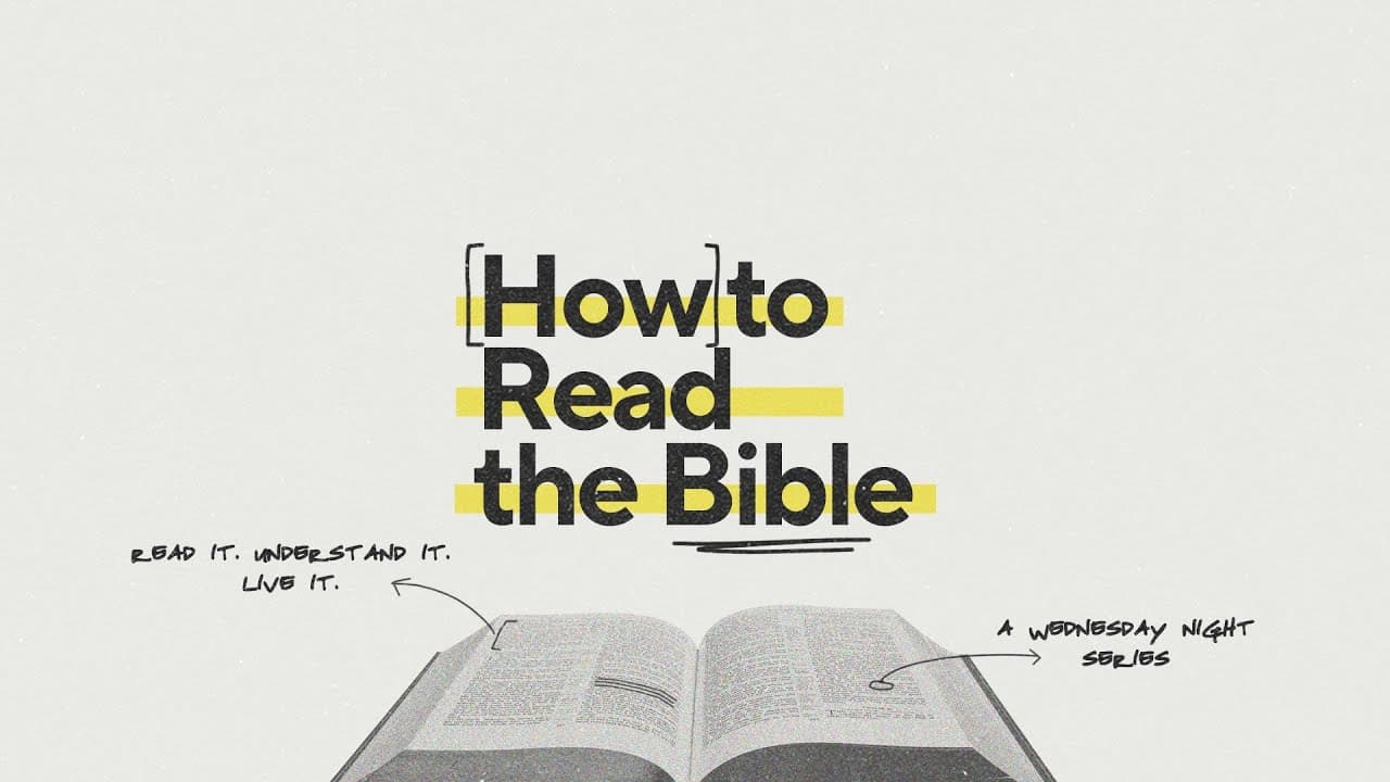 How to Read the Bible - Intro