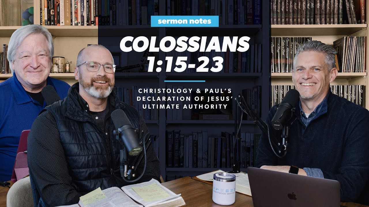 Colossians 1:15–23: Christology and Paul's Declaration of Jesus' Ultimate Authority