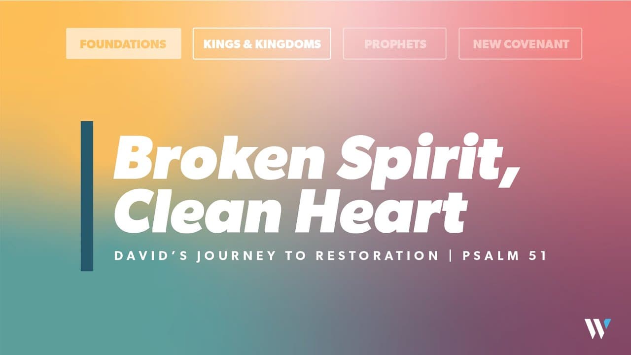 David's Journey to Restoration | Psalm 51:10-13; 16:17 | Jay Strother