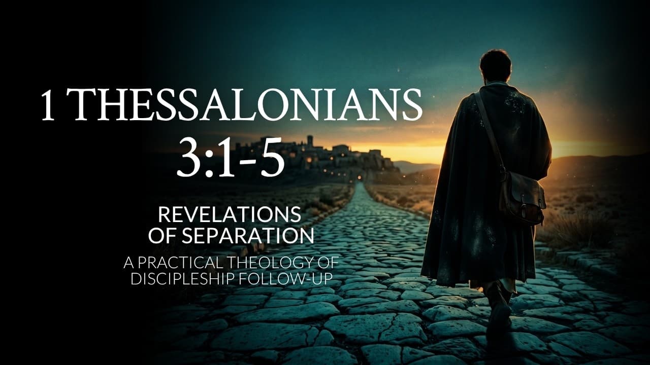 1 Thessalonians 3:1-5 | Revelations Of Separation: A Practical Theology Of Discipleship Follow-Up