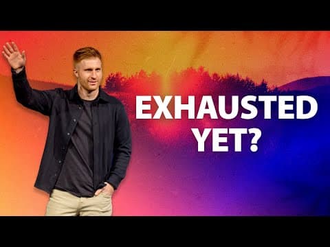 Tired of Being Tired? Here’s What Jesus Says
