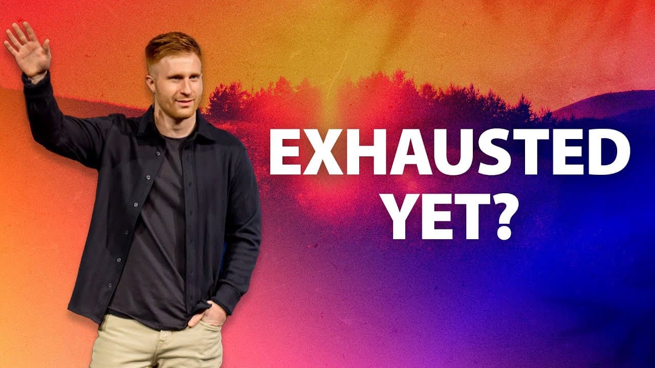 Tired of Being Tired? Here’s What Jesus Says