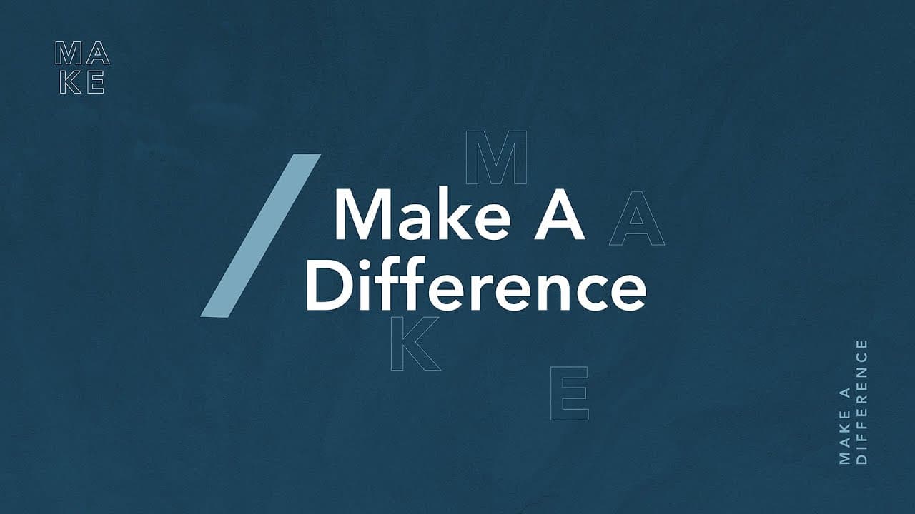 Make A Difference 2024 | John Alexander