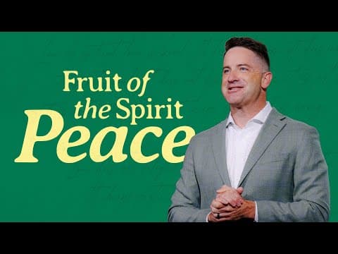 PEACE - FRUIT OF THE SPIRIT - MARK PETTUS