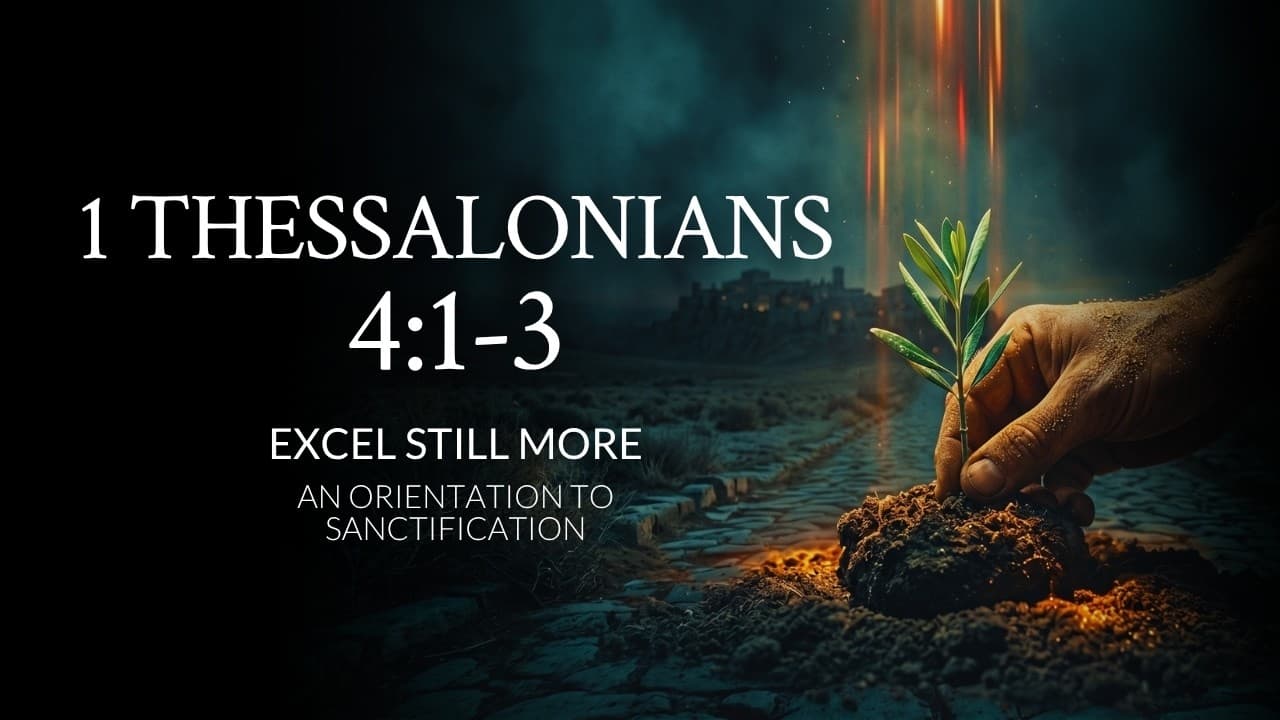 1 Thessalonians 4:1-3 | Excel Still More: An Orientation To Sanctification