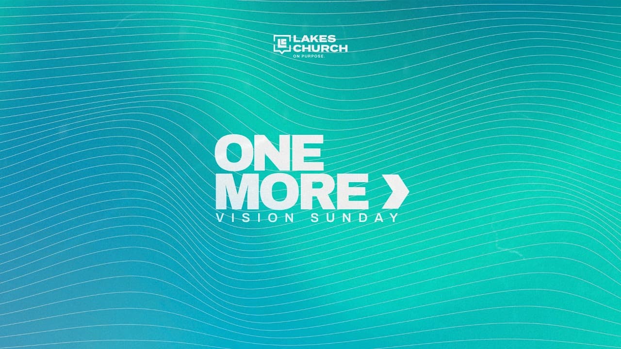 ONE MORE // Dr. Aaron D. Burgner // May 3, 2026