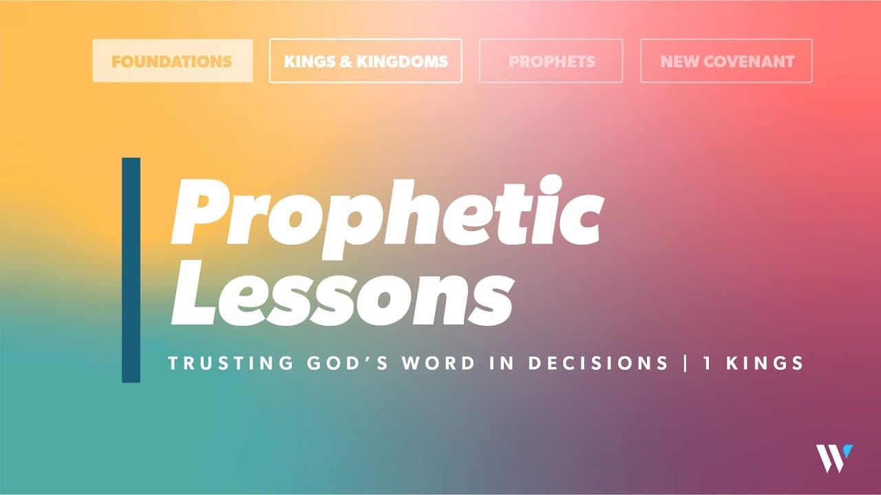 Prophetic Lessons: Trusting God's Word in Decisions | 1 Kings 13 | Brian Coates
