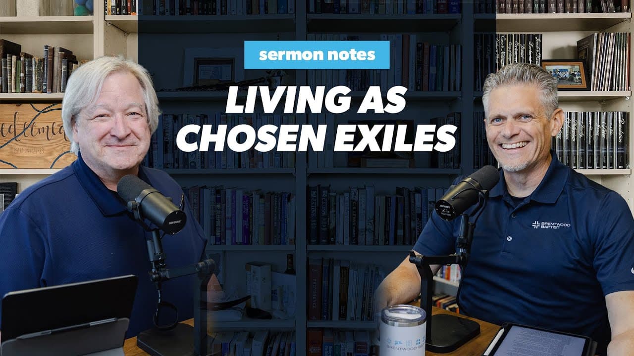 Living as Chosen Exiles: Beginning Our Journey Through First Peter