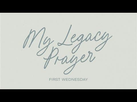 MY LEGACY PRAYER - JOHN MAXWELL
