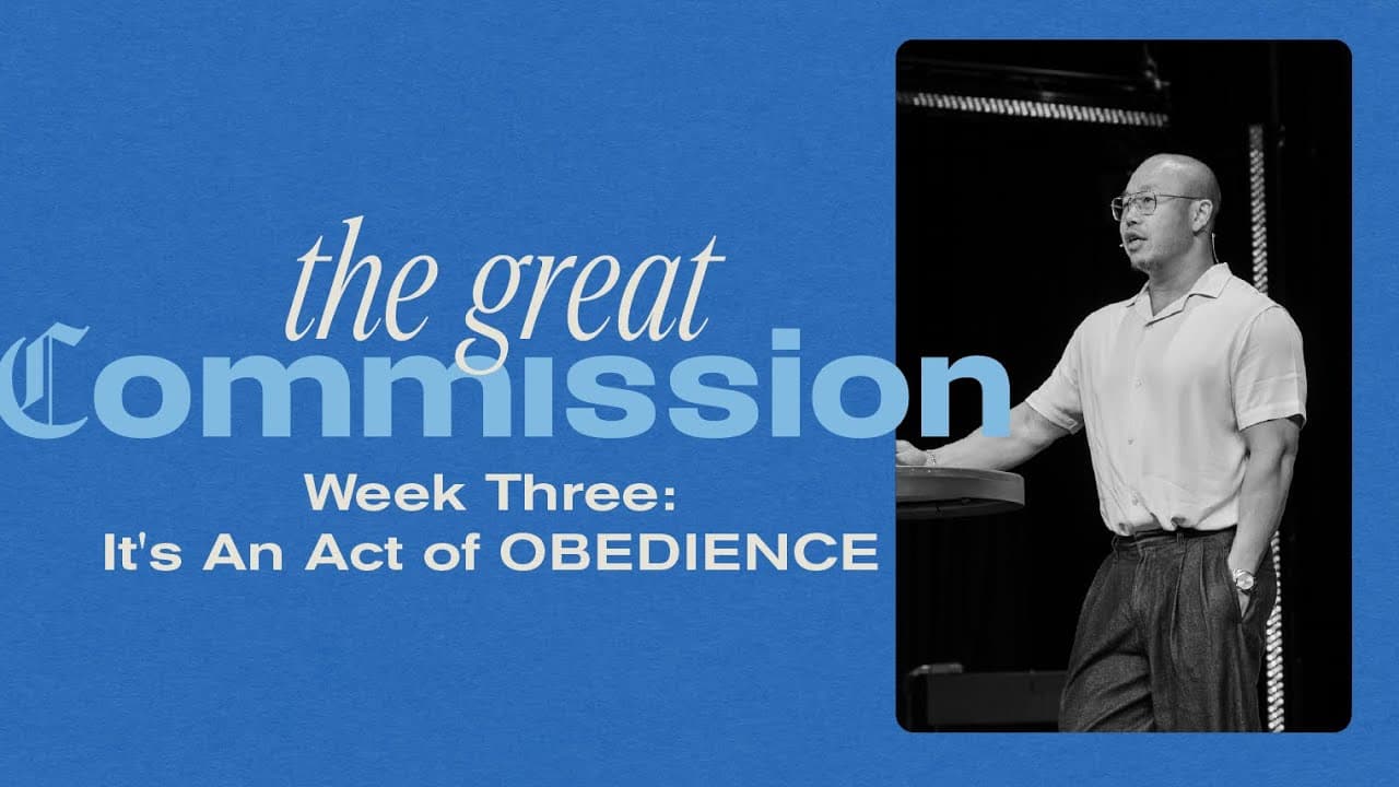 It’s An Act of OBEDIENCE