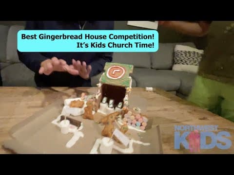 Best Gingerbread Competition! It's Kids Church Time!