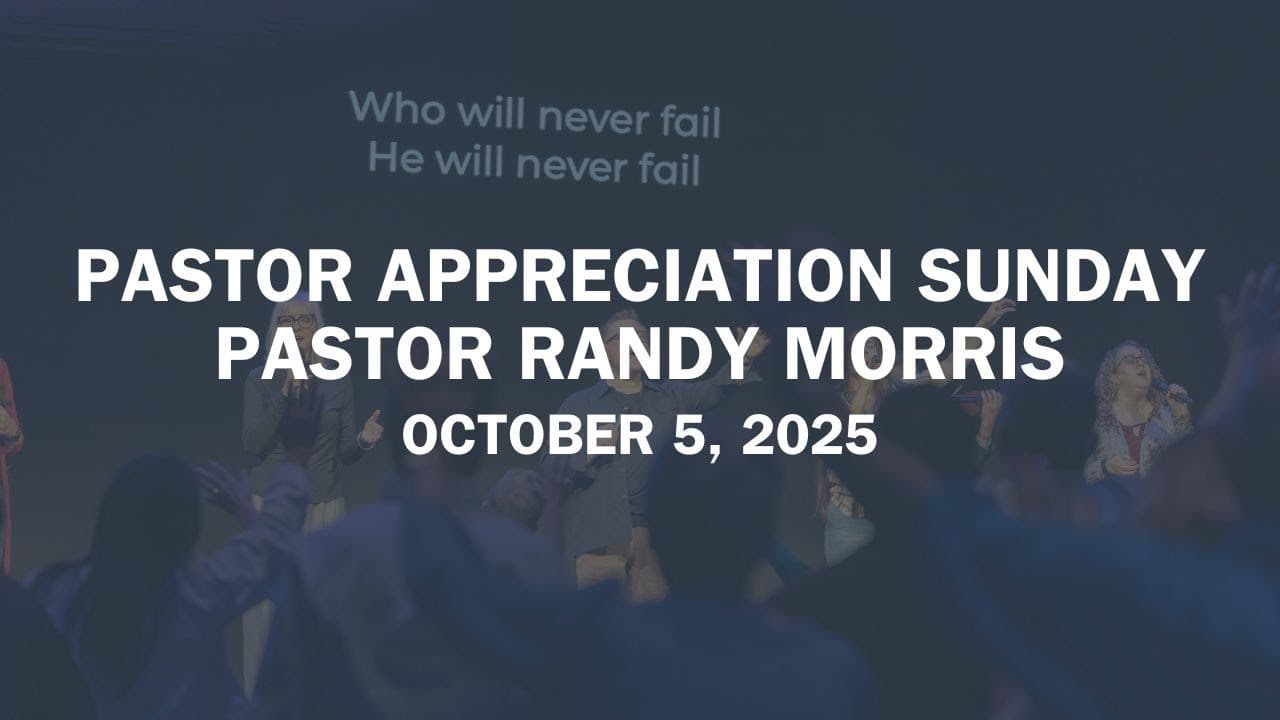 Guest Speaker: Pastor Randy Morris | 10.5.25