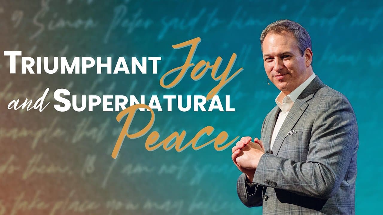 North Campus | Jonathan Teague | Triumphant Joy And Supernatural Peace | Prestonwood Baptist Church
