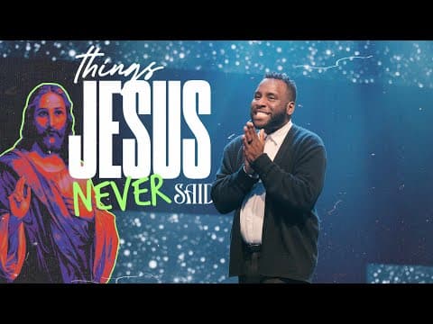 THINGS JESUS NEVER SAID Wk1 | Pastor Peter Reeves | 4/7/2024 10am Service