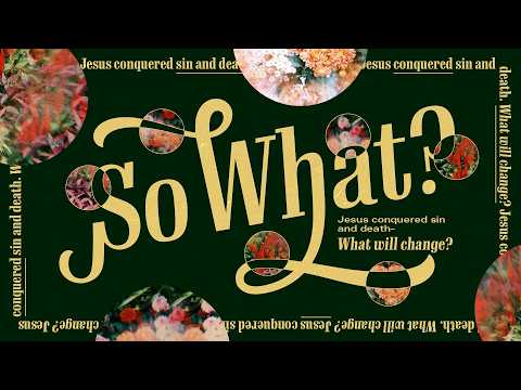 So What? - Week 1 (11am)