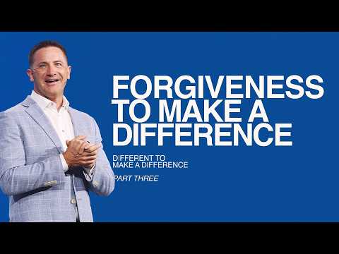 FORGIVENESS TO MAKE A DIFFERENCE - DIFFERENT TO MAKE A DIFFERENCE - MARK PETTUS
