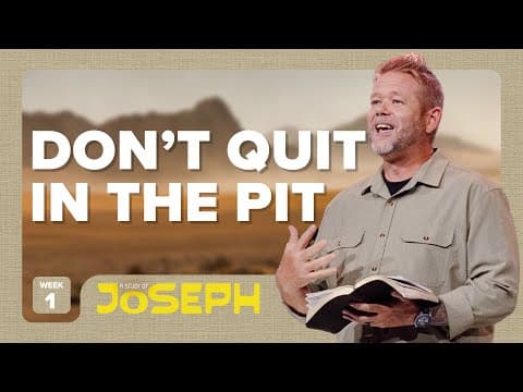 God Has a Dream for Your Life | Lessons from Joseph (Genesis 37)