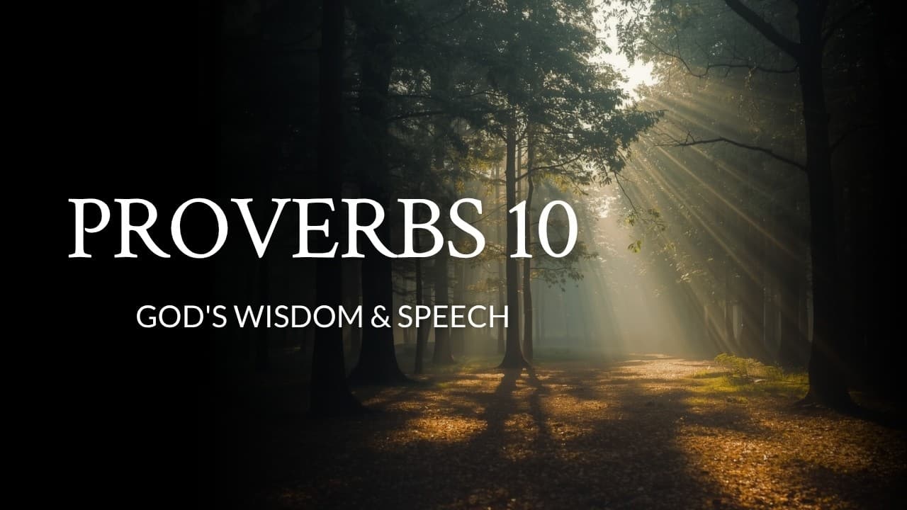Proverbs 10 | God's Wisdom & Speech