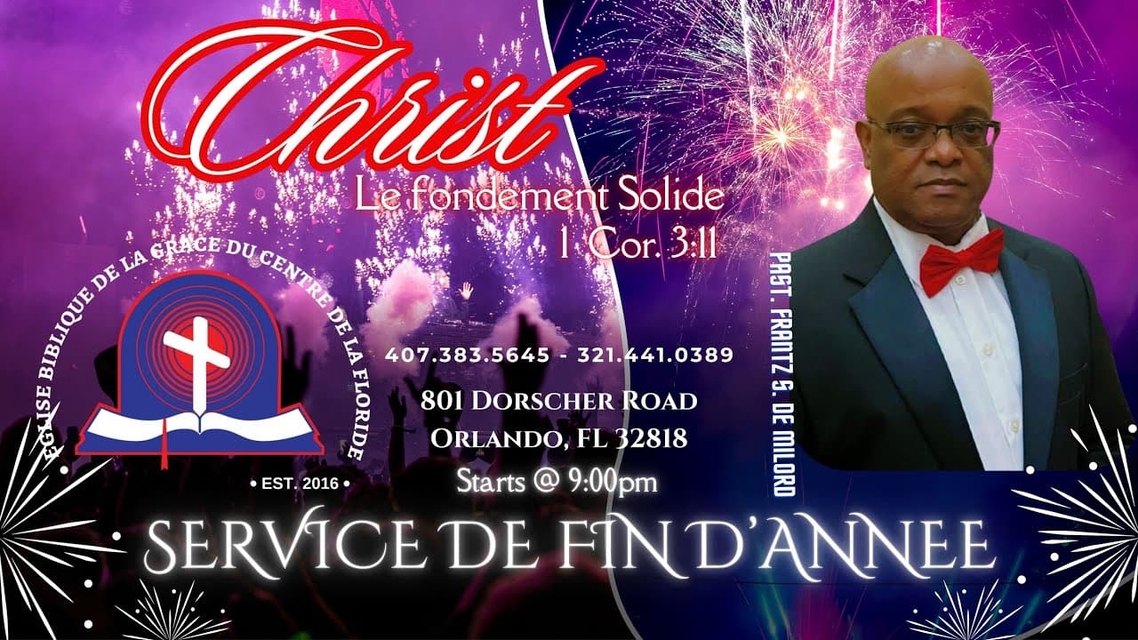 CHRIST LE FONDEMENT SOLIDE 1 COR 3:11