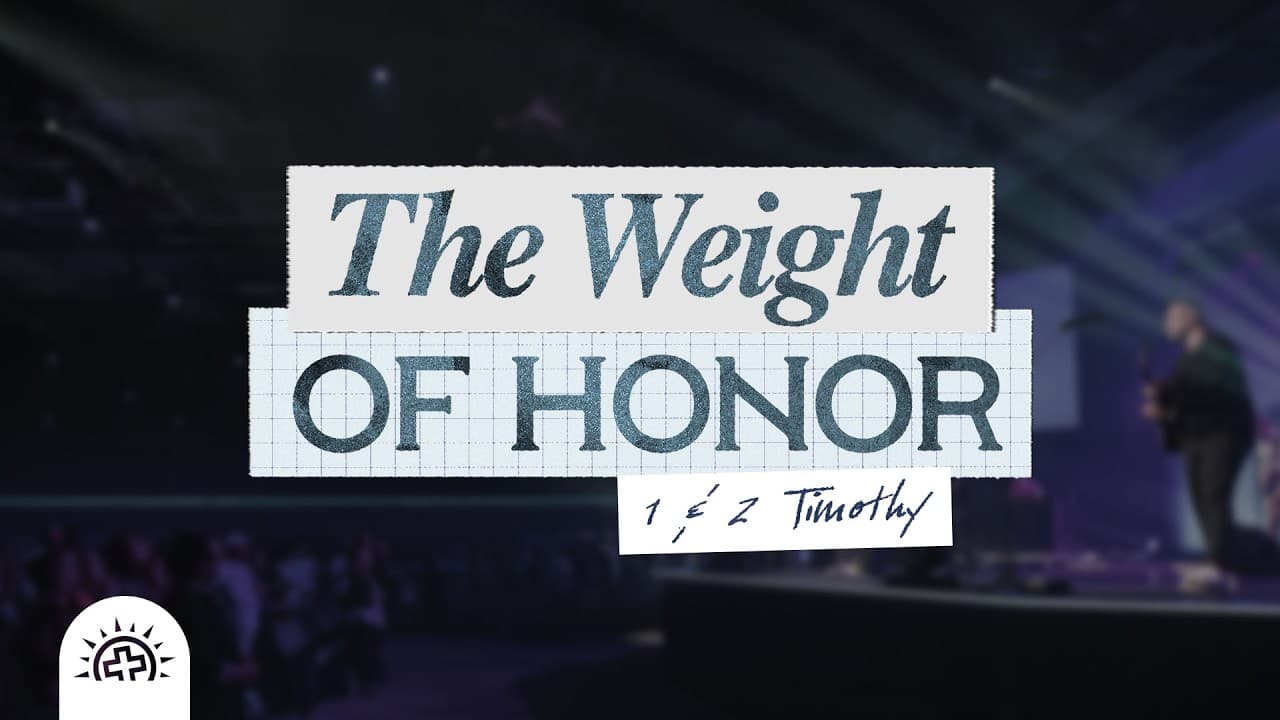 The Weight Of Honor | Javan Shashaty | 1 Timothy 5:17-6:2