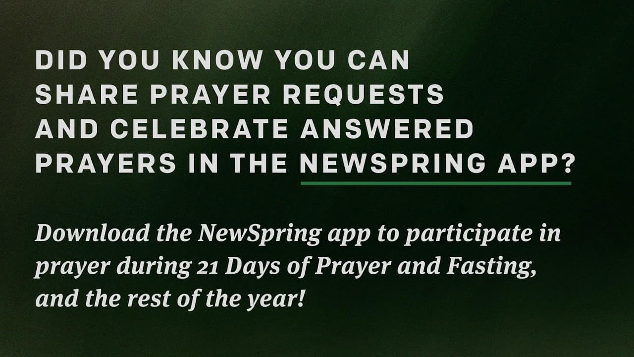 21 Days of Prayer & Fasting - Psalm 120