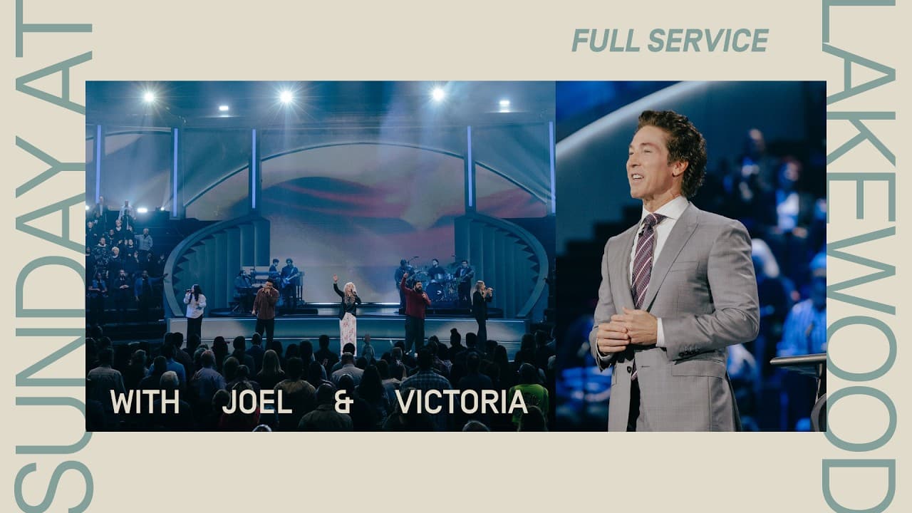 Be Happy Where You Are | Joel Osteen | Lakewood Church Service