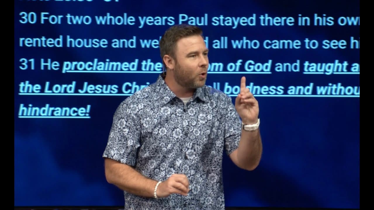 Empowered | Luke Lands Acts Just As Jesus Launched It | Josh Laxton | Acts 28:30-31 (Sermon)