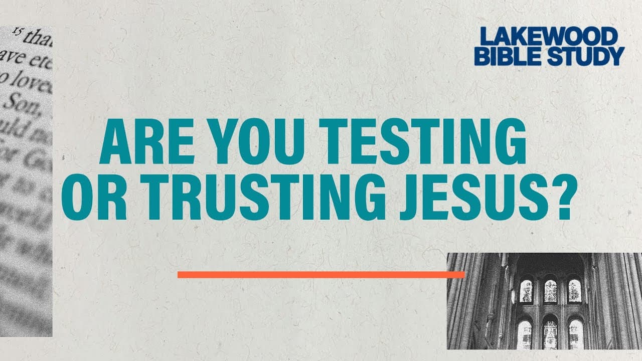 Do You Trust God or Test Him? | Mark GreathouseHow to Pass the Tests of Life