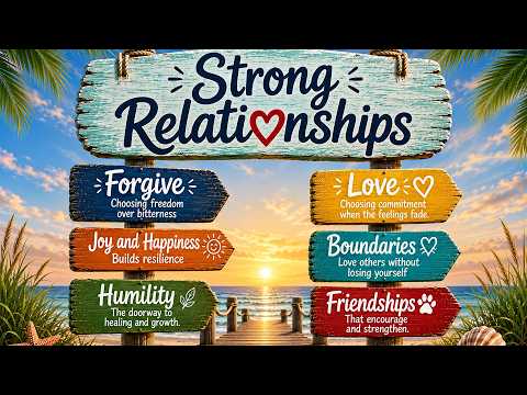STRONG RELATIONSHIPS - Choose Resilience: Joy and Happiness Grow Resilience
