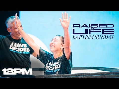 BAPTISM SUNDAY | Pastor Matt Engle | 7/7/2024 12pm Service
