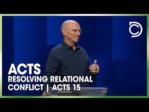 Resolving Relational Conflict | Don Cousins