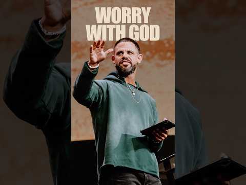 God is saying to you: "I see you're worried, would you like to worry with Me?"