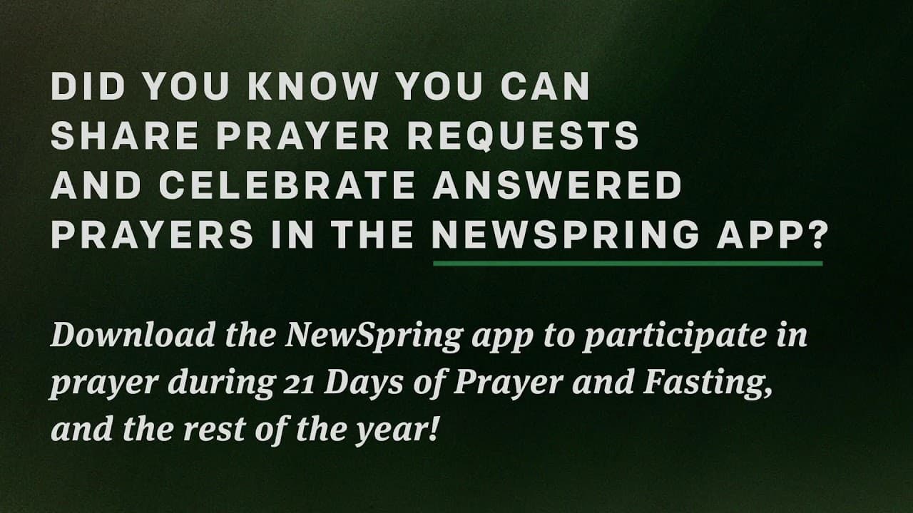 21 Days of Prayer & Fasting - Psalm 125