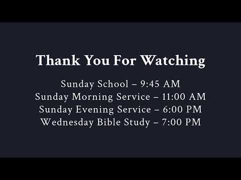 Sunday Evening Service