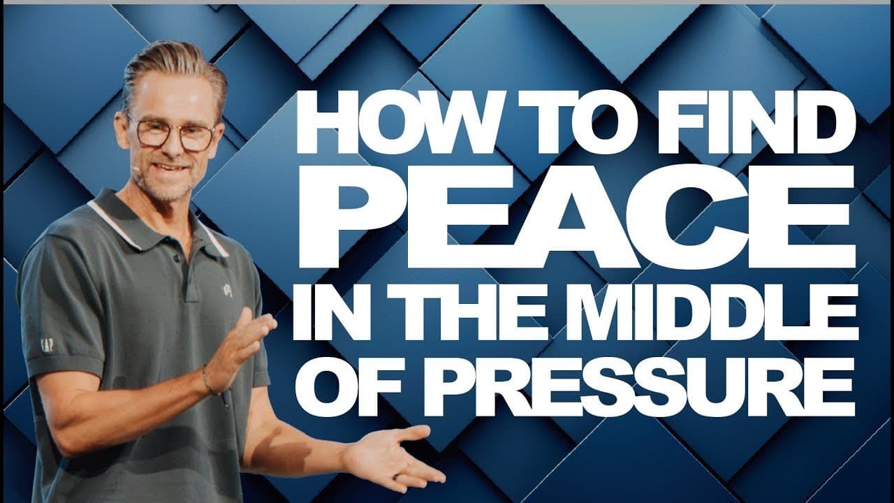 HOW TO FIND PEACE IN THE MIDDLE OF PRESSURE | Pastor Shaun Nepstad