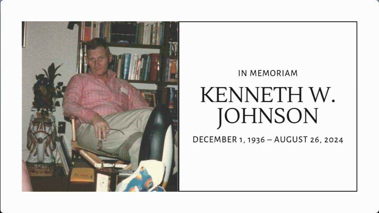 Kenneth Waldo Johnson: A Celebration of Life