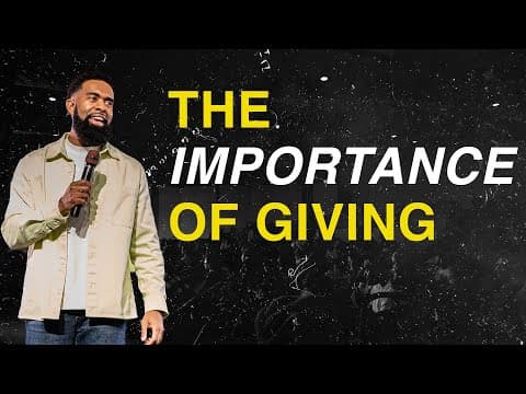 The Importance Of Giving // Pastor Ken Claytor