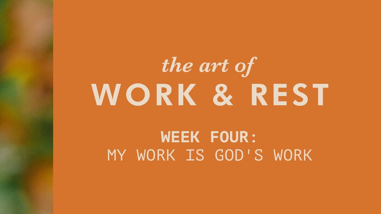 My Work is God's Work | Allen Cothran
