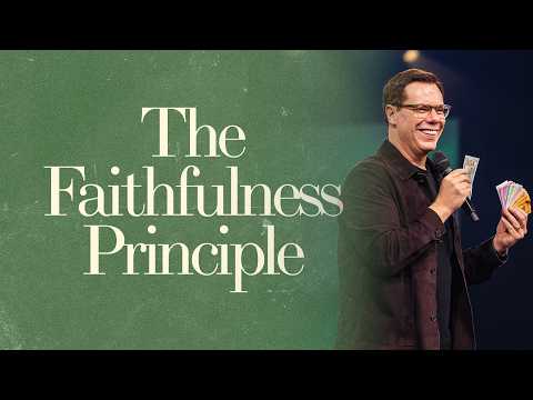 Jesus On Money: The Faithfulness Principle