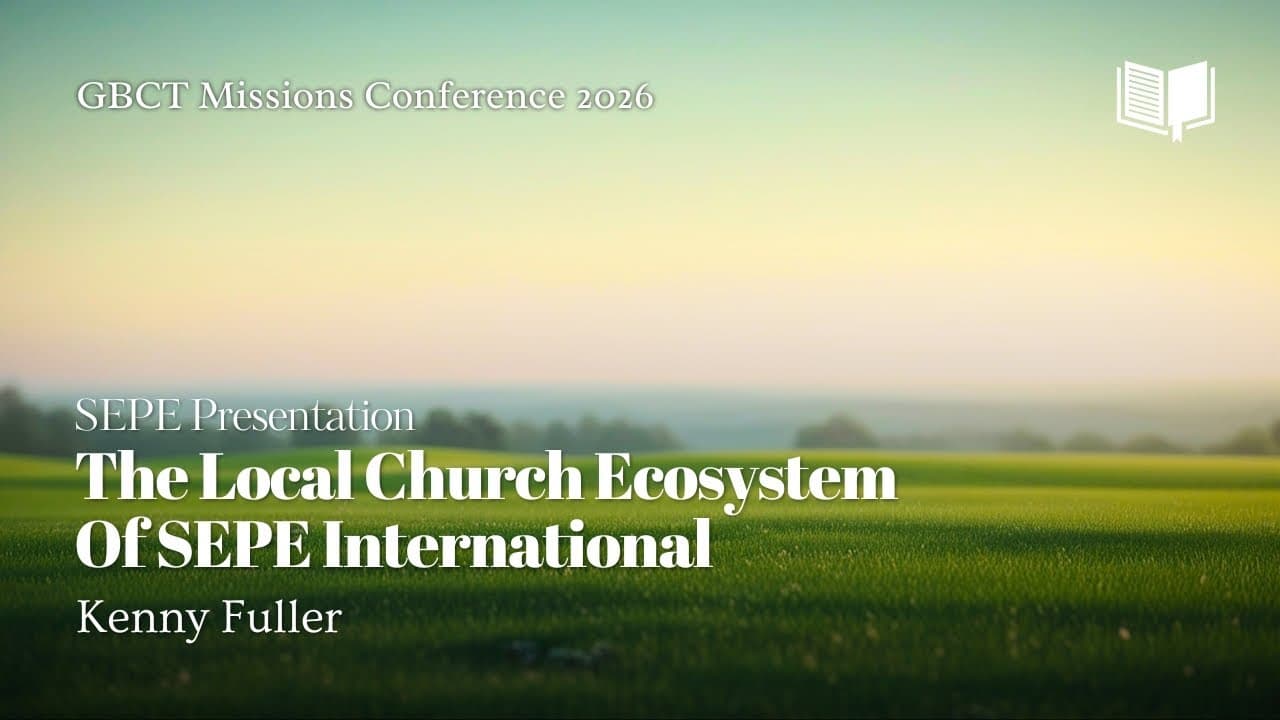 The Local Church Ecosystem Of SEPE International | Kenny Fuller