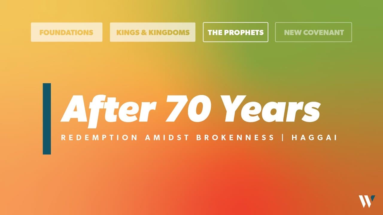 After 70 Years: Redemption Amidst Brokenness | Haggai 2:20-23 | Jay Strother