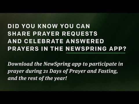 21 Days of Prayer &amp;. Fasting - Psalm 133