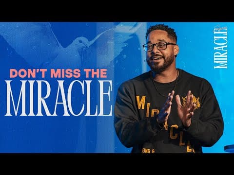 Don’t Miss The Miracle //  Miracle vs. Mundane Miracle Season // Pastor Aaron Chapman //Alive Church