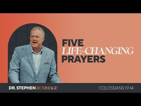 Five Life-Changing Prayers