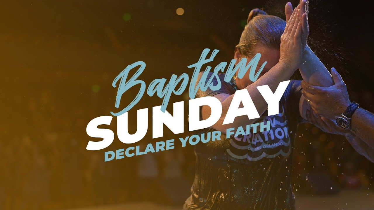 Baptism Sunday