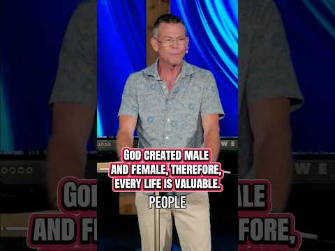 God created everything, male and female, and every life is valuable. #christianity #life #politics