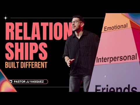 How To Do Relationships The Right Way- Pastor JJ Vasquez